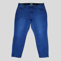 Ava &amp; Viv Women&#39;s Size 20W Skinny High-Rise Stretch Comfort Waistband Blue Jeans - £12.70 GBP