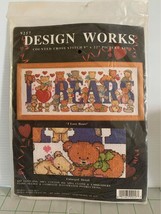Design Works I Love Bears Cross Stitch Kit - New - $20.28