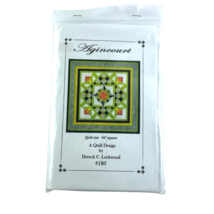 Dereck Lockwood Quilt Pattern AGINCOURT 186 Shadow Play Collection - $14.80