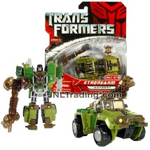 Year 2007 Transformers Movie Exclusive Scout 4&quot; Figure - STRONGARM Off Road ATV - £31.62 GBP