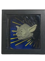 Darth Vader Yoda Mirror Box Illusion Cube Star Wars  Figures Applause 19... - $16.45