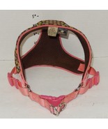 Top Paw Dog Harness Pink Brown Floral Size Medium - $98.63 MXN