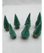 Lot Of (7) Holiday Christmas Village Trees - €8,22 EUR Lot Of (7) Holiday Christmas Village Trees - €8,22 EUR
