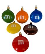 Vintage M &amp; M&#39;s Glass Miniature Ornaments Lot of 6 - €24,28 EUR