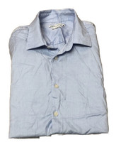 Zara Uomo da Uomo Medium M Slim-Fit Cotone Abito Camicia Blu 5588/478 - £15.02 GBP