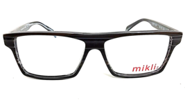 New Mikli by Alain Mikli ML 1025 001 55-13-140 Black/Gray Mens Eyeglasses Frame - £77.68 GBP