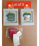 Lot of 3  Heyday Earbud Case Cover Fits AirPods Gen 1 &amp; 2 (3 Earbuds inc... - $16.55 CAD