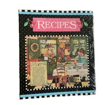 Vintage Mary Engelbreit Recipe Book Keeper File Organizer 1992 Binder 8.5 x 7.5” - £11.54 GBP