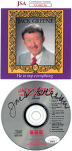 Jack Greene signed 1991 He is my everything CD w/Album Cover &amp; Case- JSA #GG0833 - £54.23 GBP
