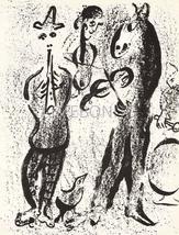 Artebonito - Marc Chagall Original lithograph The mountebank vol 2, 1963 - £86.90 GBP