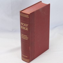 Holy Bible Revised Standard Version 1952 Thomas Nelson Red HC Clothcover N-958 - £23.08 GBP