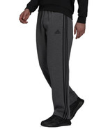 ADIDAS Essentials Mens 4XL Fleece Sweatpants 3 Stripe Athletic Lounge Pa... - £29.59 GBP