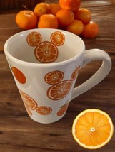 Disney Mickey Mouse &amp; Co Stoneware Coffee Tea Mug Fruit Hidden Orange Ea... - £41.45 GBP
