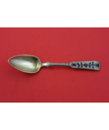 Russian Sterling Silver Dessert Spoon Moscow  1835 84=.875 vermeil 6 3/4&quot; - $175.15 CAD