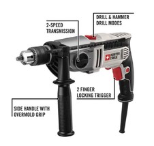 Porter-Cable PC70THD 1/2 in VSR 2-Speed Hammer Drill - $150.10