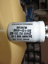 Condenser Electrolytic Capacitor Terminals Screw MEPCO 300UF 200 Dc - $151.13 MXN