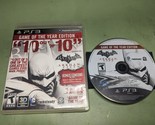 Batman: Arkham City [Game of the Year] Sony PlayStation 3 Disk and Case - $5.49