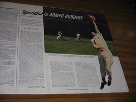 1954 Magazine Photos &amp; Article Jim Piersall Baseball Boston Red Sox - £11.62 GBP