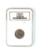 1930 5C Buffalo Nickel Graded by NGC as MS-65 - $4,184.06 MXN