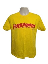 2014 WWE Hulkamania Adult Medium Yellow TShirt - £11.68 GBP