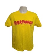 2014 WWE Hulkamania Adult Medium Yellow TShirt - £11.73 GBP