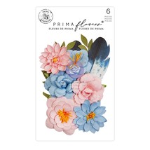 Prima Marketing Mulberry Paper Flowers-Painted Notes/Spring Abstract - £10.37 GBP