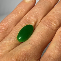 Green Chrysoprase Cabochon Large Green Agate Cabochon Spinach Green Loos... - $356.90