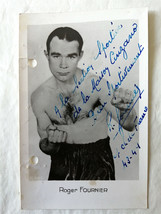 Roger Fournier – Foto Original Firmada Y Dedicada - Muy Rara – FIRMADA - 1946 - £113.89 GBP