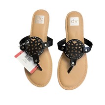 DV Dolce Vita Womens Size 10 Flat Gionna Sandals Black Slip on New With ... - $12.28 CAD