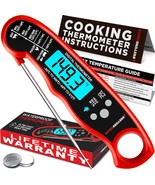 Instant Read Meat Thermometer for Grill and Cooking. Best Waterproof Ult... - £24.46 GBP