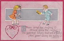 Valentine To My True Love Mankato Minnesota MN Postcard 1910 to Cobden M... - £2.35 GBP