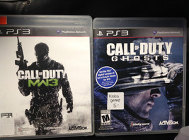 Lot Of 2 Call Of Duty: MW3 + Call Of Duty Ghosts Play Station 3 PS3 Nice - £7.73 GBP