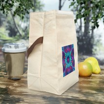 Canvas &quot;Pulse Psyche&quot; Lunch Bag With Strap - £19.74 GBP