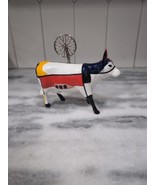 Cow Parade “mooma” #9175 With Real Spinning Wheel On The Back, Vintage - $19.80