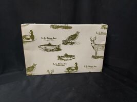 Vintage L L Bean Freeport Maine Gift Box Fish Wildlife Deer Ducks Grouse - €12,14 EUR