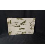Vintage L L Bean Freeport Maine Gift Box Fish Wildlife Deer Ducks Grouse - €12,15 EUR