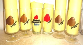 6 Bischofshof Regensburg Dom Spatz Bier & Pils German Beer Glasses - $19.95