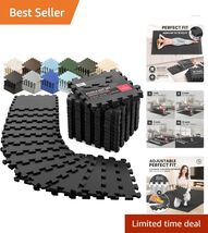 Lightweight Shock-Absorbing Gym Mats Set - 18 Interlocking Tiles for Fit... - $64.30