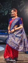 Silk Handloom Saree Handwoven  Silk Saree - Elegant Traditional Indian E... - $89.52