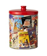 Disney Mickey Mouse Poster Collage Canister Ceramic Cookie Jar NEW UNUSED - £30.35 GBP