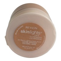 Revlon Skinlights Face Illuminator 03 Warm Light Loose Powder New - $94.05