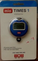 Mio Times 1 Stopwatch - Blue - BRAND NEW IN PACKAGE - GREAT FOR TRAINING - £13.39 GBP