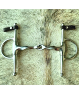 Full Cheek Slow Twist Snaffle 5&quot; Mouth Horse Bit Stainless Steel USED - £14.38 GBP