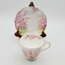 Vintage Royal Albert tea cup &amp; saucer fine china Blossom Time England Co... - £29.42 GBP