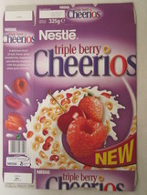 Empty Cereal Box Triple Berry Cherrios 2004 Nestle 325g From The Uk [G7C12k] - $11.16