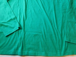 Bay Studio Women&#39;s Petite Long Sleeve T Shirt Size PL Petite Large Green NWT - £14.54 GBP