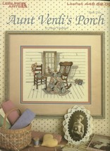 Aunt Verdi&#39;s Porch Cross Stitch Embroidery Pattern Leaflet 448 Leisure Arts - $6.99