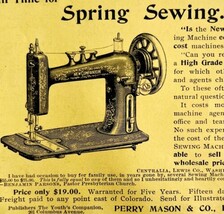 New Companion Spring Sewing Machine 1894 Advertisement Victorian Mason A... - $19.99