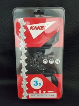 KAKEI 12 Inch Chainsaw Chain 3 Pack .0.43&quot; Gauge 3/8 Pitch 45 Drive Links - £14.87 GBP
