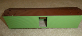 MTH O Scale Factory Sample Green Brown Diecast Box Car Shell Body 10.5&quot; L - $22.77